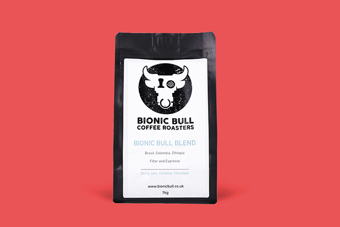 Bionic Bull Coffee Beans from Cakesmiths